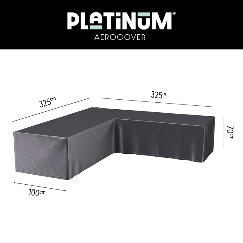 AeroCover Loungesethoes hoekset 325x325x100x70 cm - afbeelding 1