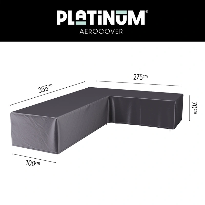 AeroCover Loungesethoes hoekset rechts 355x275x100x70 cm - afbeelding 1
