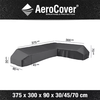 AeroCover Loungesethoes Platform Rechts 375x300x90x30/45/70 cm - afbeelding 1