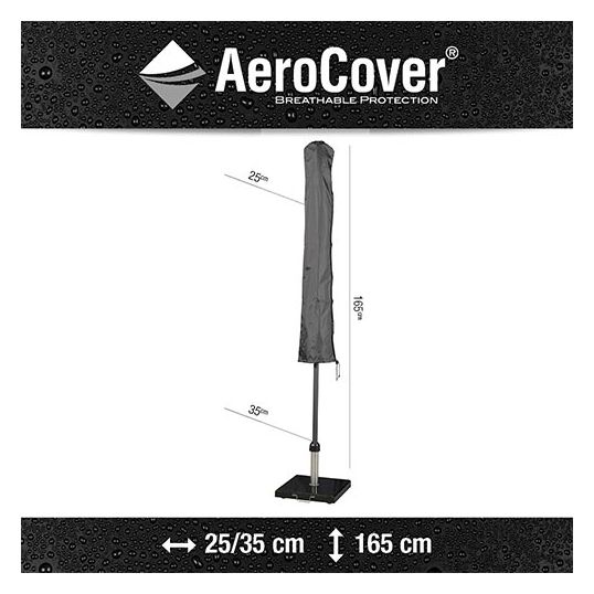 AeroCover Parasol beschermhoes - 25/35x165 cm - afbeelding 2