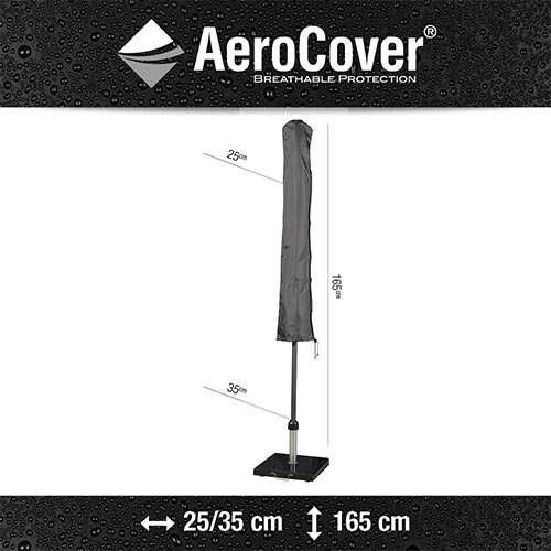 AeroCover Parasol beschermhoes - 25/35x165 cm - afbeelding 2