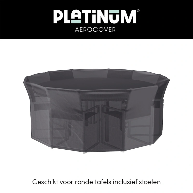 AeroCover Tuinset beschermhoes Ø150x85 - Antraciet - afbeelding 2