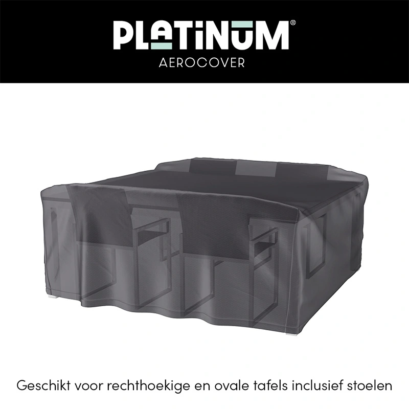 AeroCover Tuinset beschermhoes 200x190x85 - Antraciet - afbeelding 2