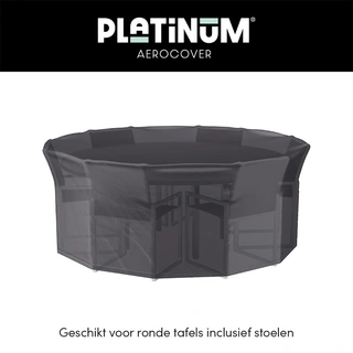 AeroCover Tuinset beschermhoes Ø200x85 - Antraciet - afbeelding 2