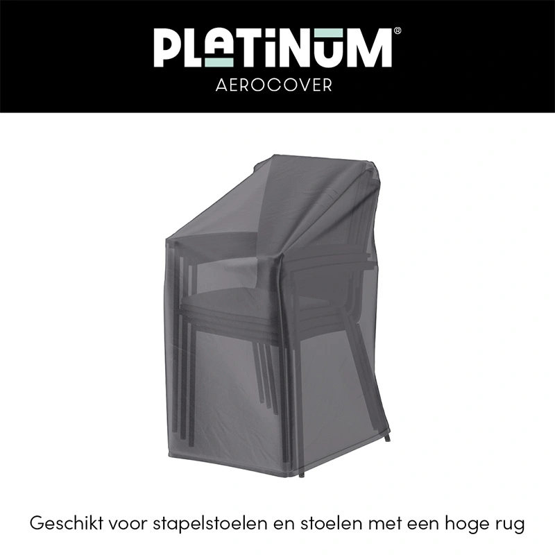 AeroCover Tuinstoel beschermhoes 67x67x80/110 - Antraciet - afbeelding 2