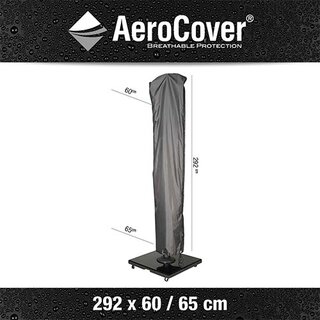 AeroCover Zweefparasol beschermhoes - 60/65x292 cm - afbeelding 2