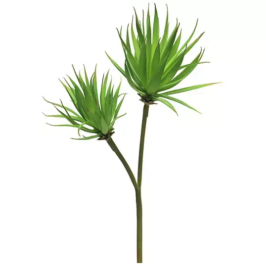 Agave plant pick x2 green 64 cm