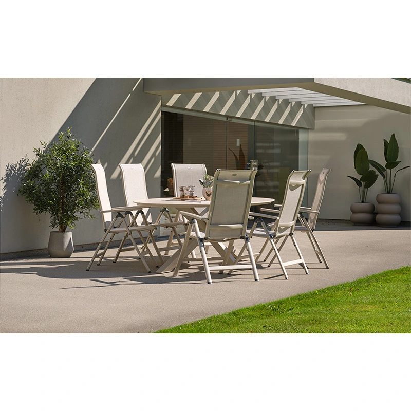 Hartman Alice Verstelbare Tuinstoel - Beige - afbeelding 6