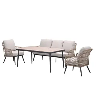 Garden Impressions Allasio Sofa Loungeset 4-dlg - Dessert Sand