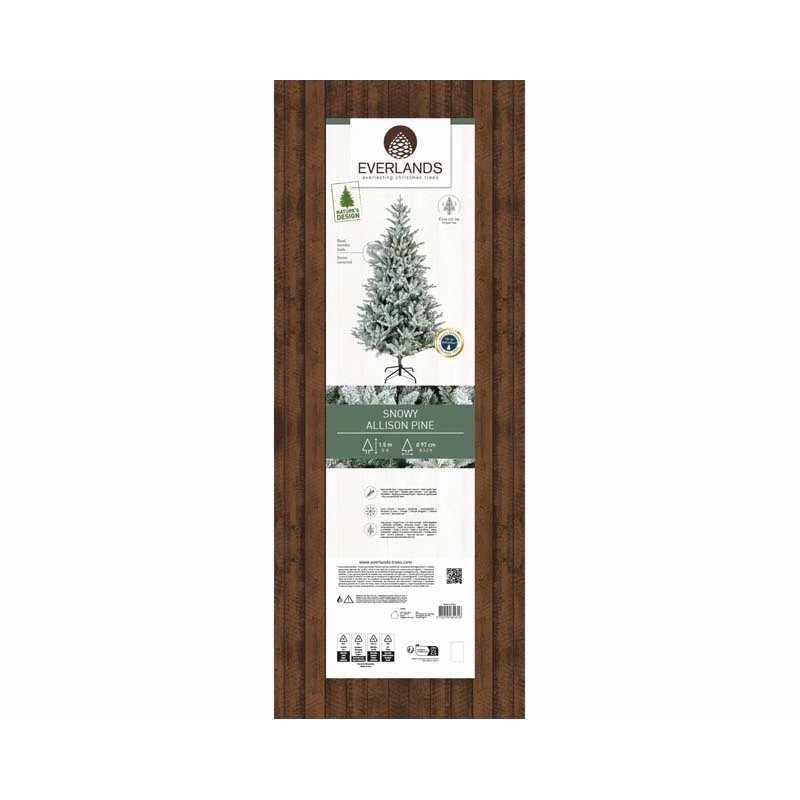 Everlands Allison boom snowy - 150cm - afbeelding 6