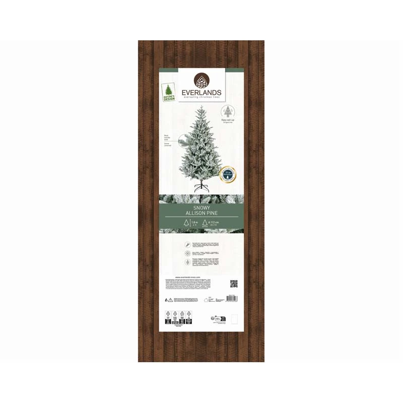 Everlands Allison boom snowy - 180cm - afbeelding 6