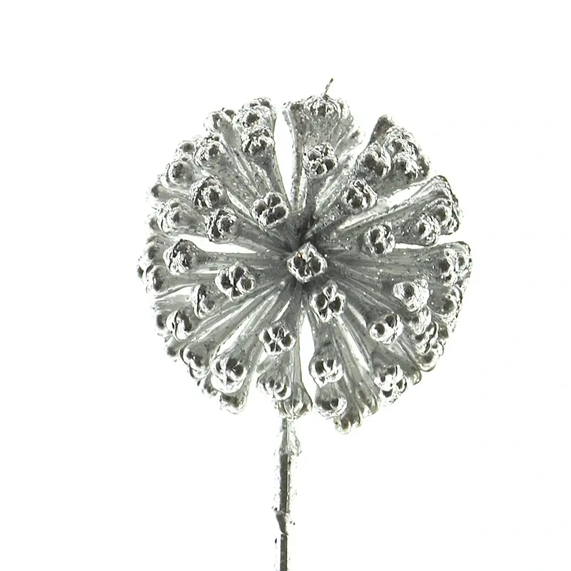 Kunstbloem Allium Ball Silver - 27 cm