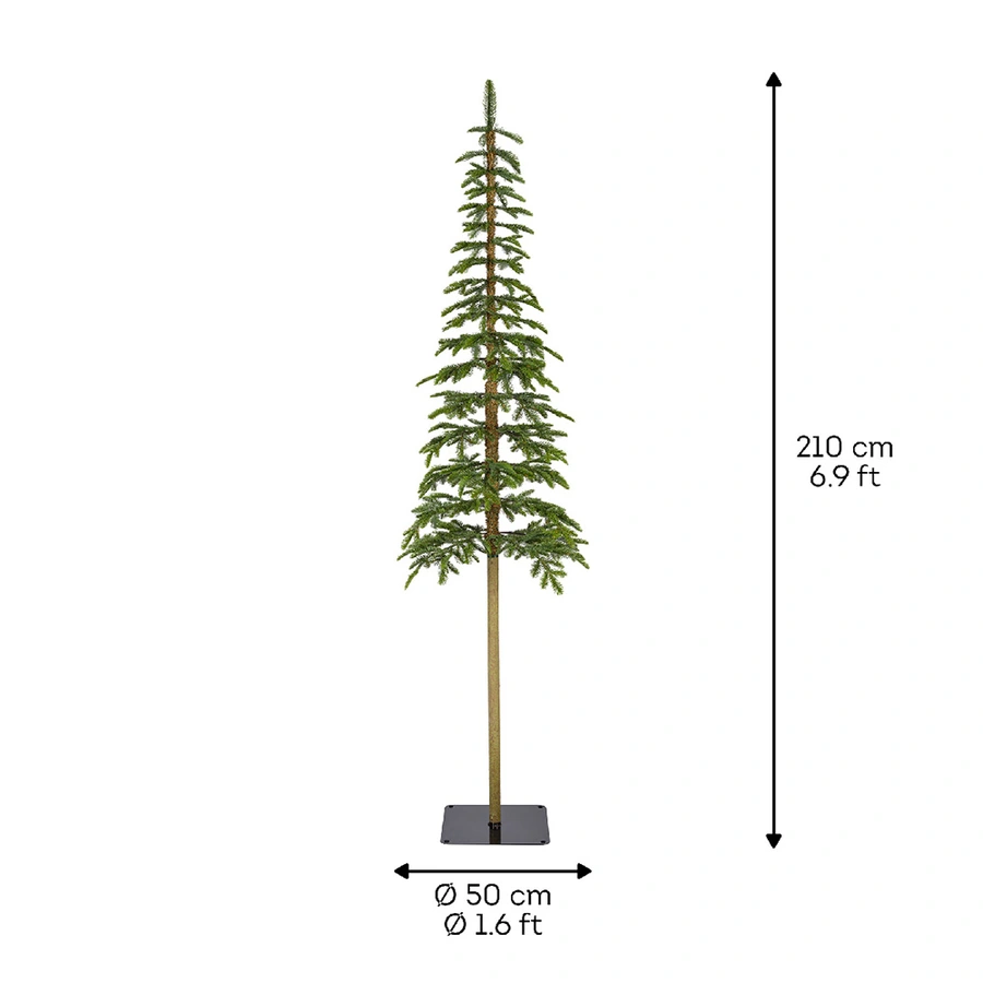 Kerstboom Alpine Fir Groen - 210 cm - afbeelding 4