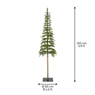 Kerstboom Alpine Fir Groen - 210 cm - afbeelding 4
