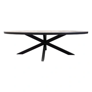 Altos Tuintafel Ovaal Antraciet - 240x116 cm - afbeelding 2