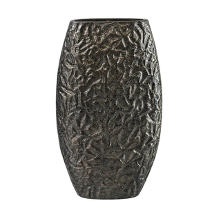 Vase aluminium Long Black L - 36x58 cm