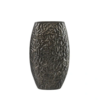 Vase aluminium Long Black M - 32x48 cm