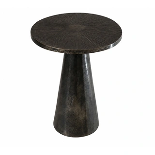 Bijzettafel Aluminium Black - 40x57 cm