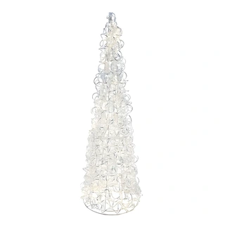 Gehlmann Verlichte Kegel Zilver 200 LED - 70 cm