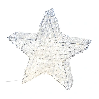 Gehlmann Verlichte Ster Zilver 200 LED - 60 cm