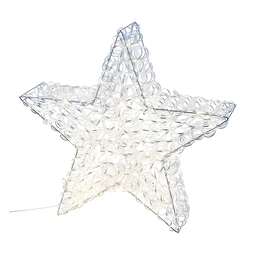 Gehlmann Verlichte Ster Zilver 400 LED - 80 cm