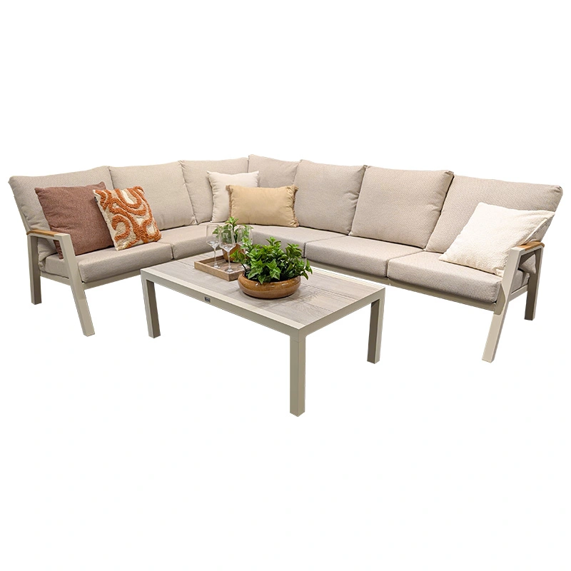 Alzano Hoek Loungeset - Latte - afbeelding 1