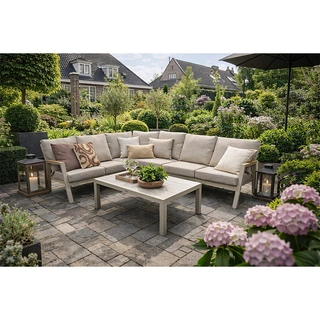 Alzano Hoek Loungeset - Latte - afbeelding 8