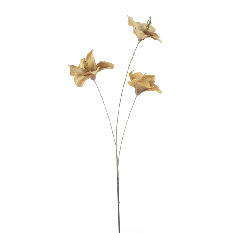 Kunstbloem Amaryllis Hardy Beige - 75 cm