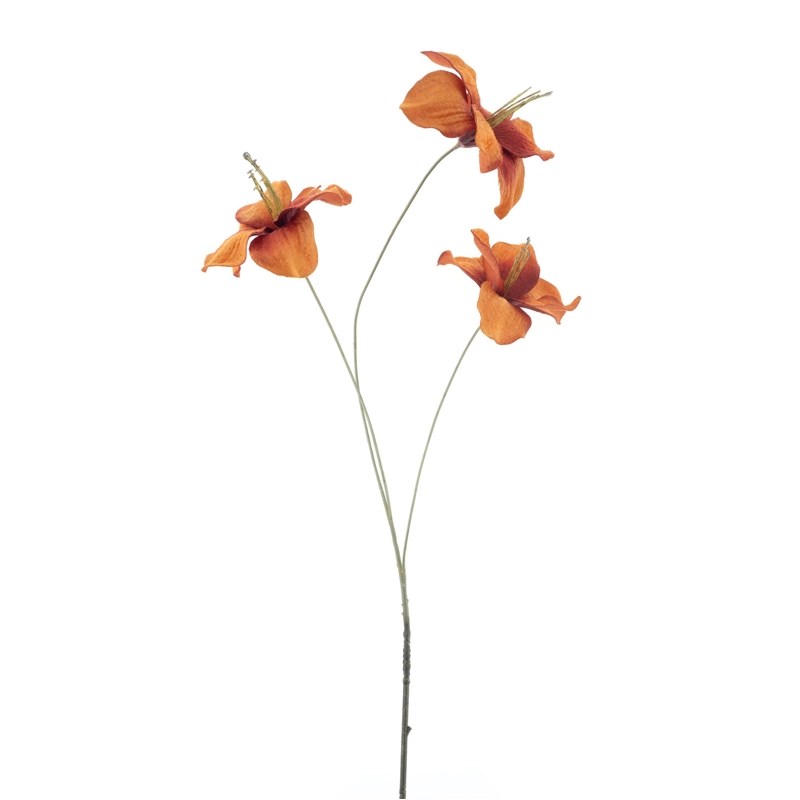 Kunstbloem Amaryllis Hardy Peach - 75 cm