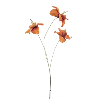 Kunstbloem Amaryllis Hardy Peach - 75 cm