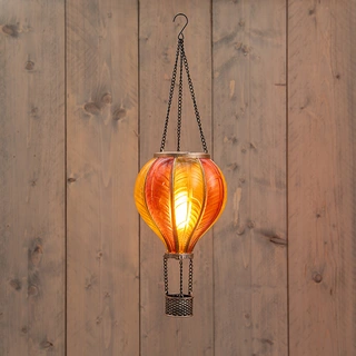 Anna's Collection Solar Luchtballon LED Geel/Oranje