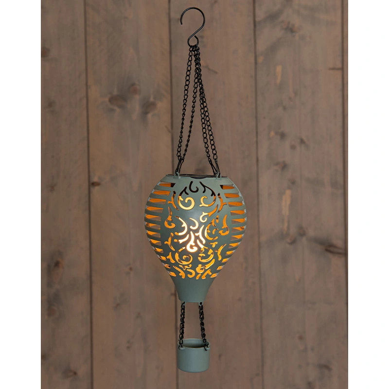Anna's Collection Solar Luchtballon LED Olive - Ø12,7x38 cm - afbeelding 1