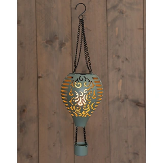 Anna's Collection Solar Luchtballon LED Olive - 12,7x38
