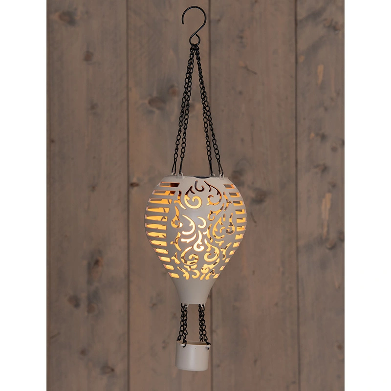 Anna's Collection Solar Luchtballon LED Sand - Ø12,7x38 cm - afbeelding 1