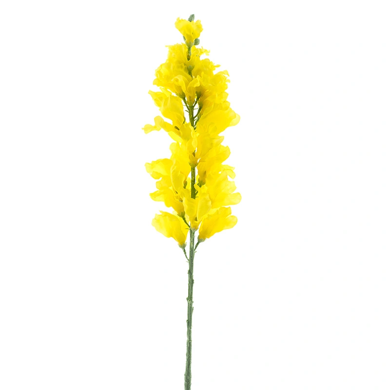Kunstbloem Anthirrinum spray yellow 98cm