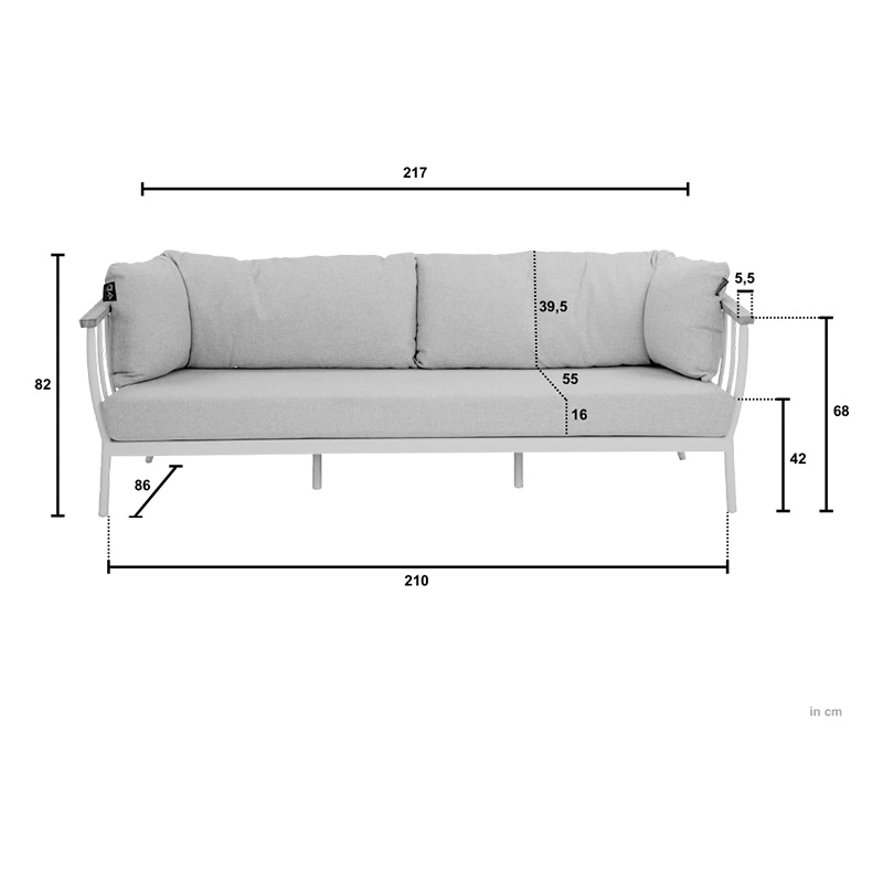 Apple Bee Condor Sofa Loungeset - Oyster - afbeelding 8