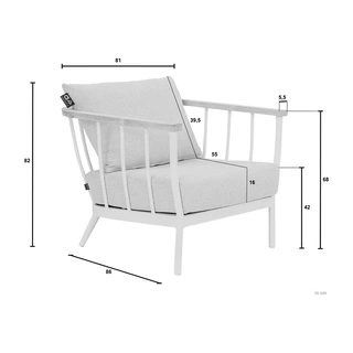 Apple Bee Condor Sofa Loungeset - Oyster - afbeelding 9