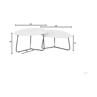 Apple Bee Pine Key Sofa Loungeset - Oyster - afbeelding 7