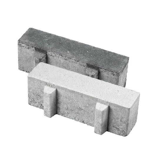 Aqua bricks waterpasserend 10x30x8cm grijs 22% open - afbeelding 1