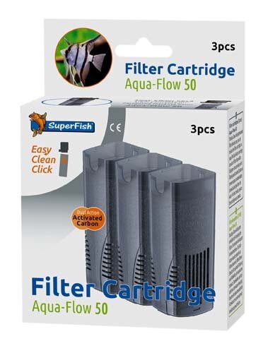 Superfish Aqua-Flow 50 Easy Click Filtercassettes