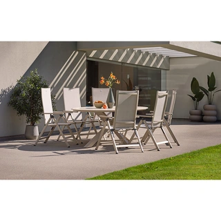 Hartman Aruba Recliner Tuinstoel - Beige - afbeelding 6