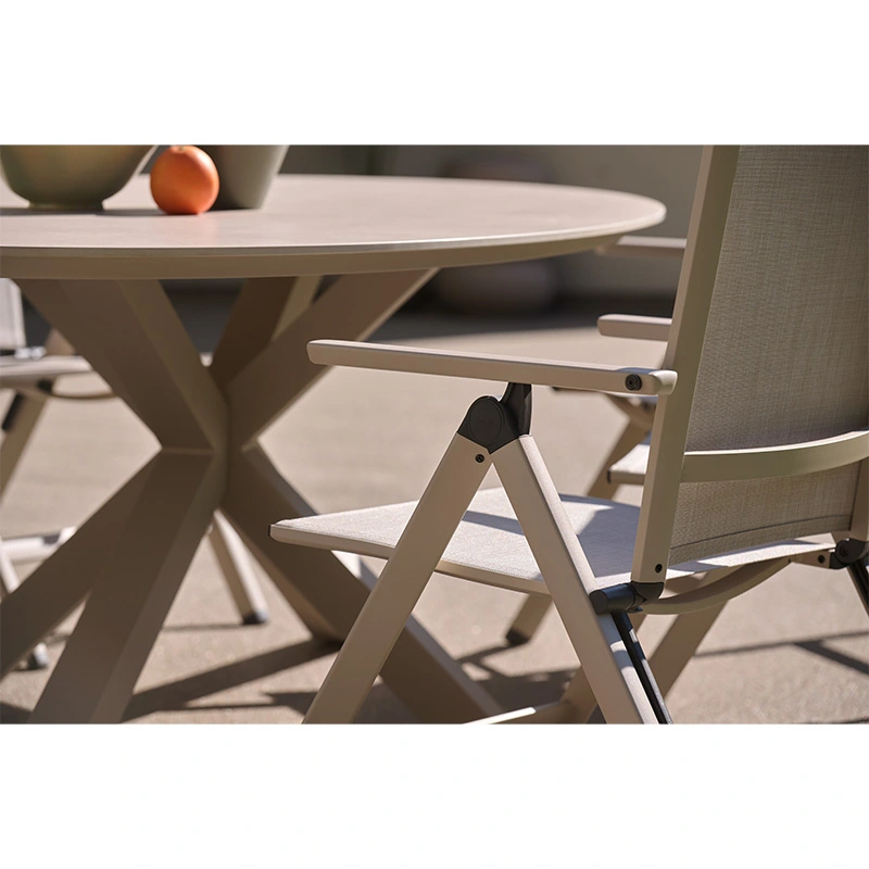 Hartman Aruba Recliner Tuinstoel - Beige - afbeelding 7