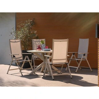 Hartman Aruba Recliner Tuinstoel - Beige - afbeelding 8