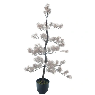 Austrian Pine Tree In Pot Iced - 114 cm