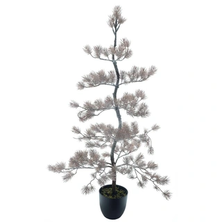Austrian Pine Tree In Pot Iced - 137 cm