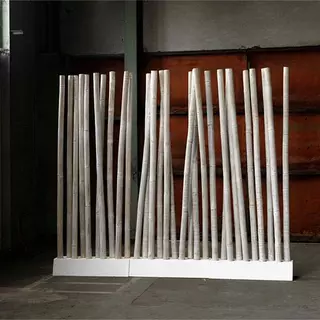 Exotan Awi Room Divider White Bamboo - 251 cm - afbeelding 2