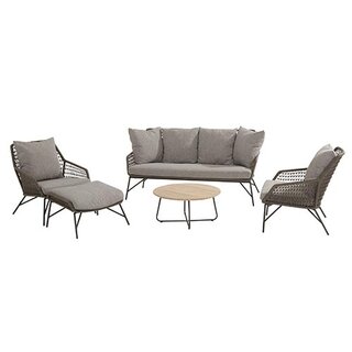 4 Seasons Outdoor Axel Koffietafel Teak - Ø73 cm - afbeelding 4