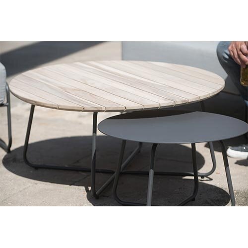 4 Seasons Axel Koffietafel Teak Ø90 cm | De Boet