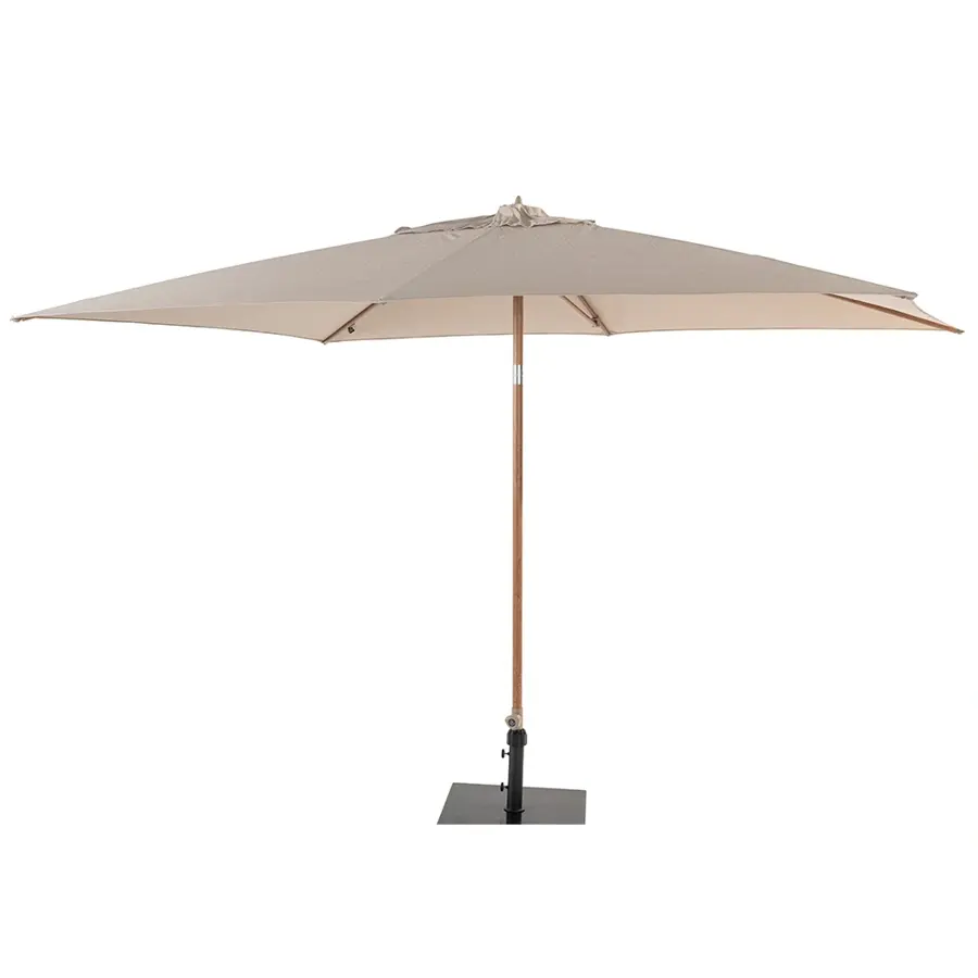 4 Seasons Outdoor Azzurro  Parasol 200x300 - Sand/Houtlook Frame - afbeelding 2