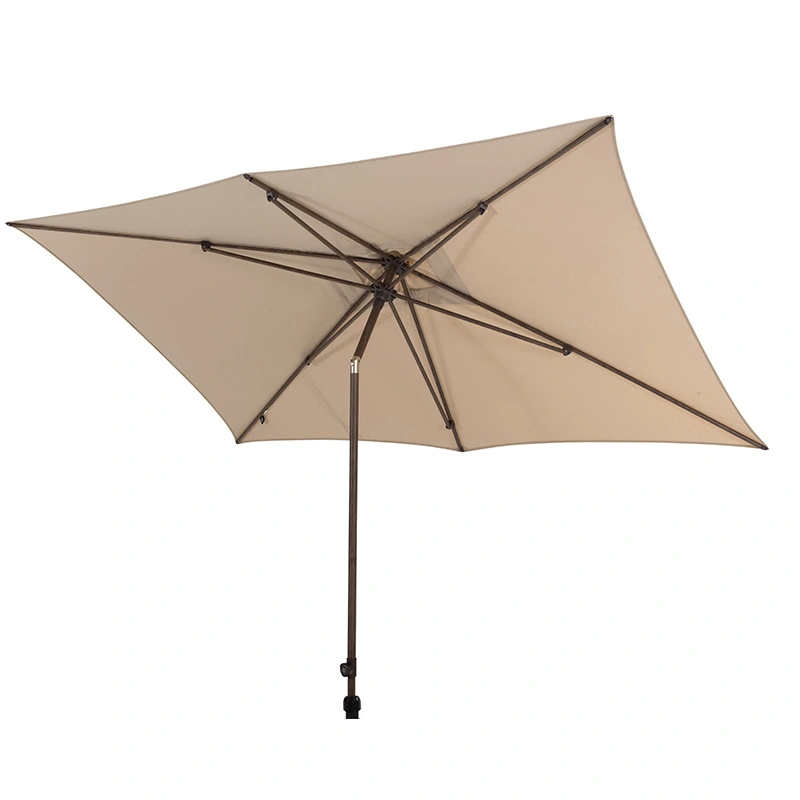 4 Seasons Outdoor Azzurro Stokparasol 200x300 - Beach/Houtlook Frame - afbeelding 1